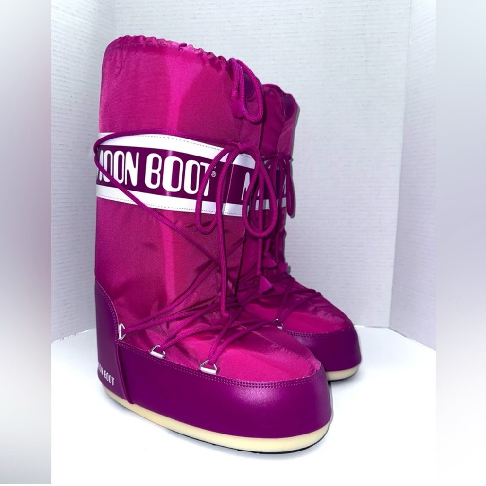 Moon Boot Icon Hot pink Tall Snow Boots 39/41EU=7-8.5US